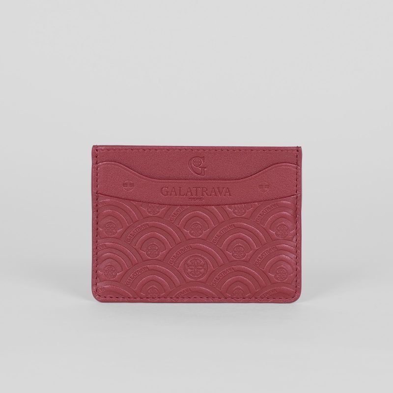 TARJETERO DOBLE HERITAGE BURDEOS
