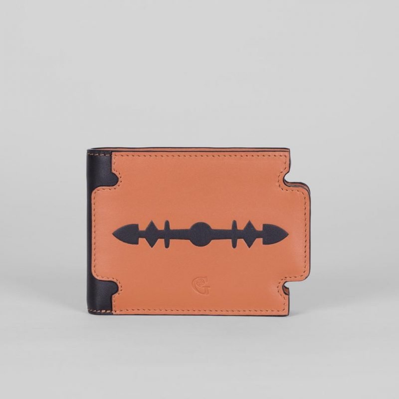 CARTERA GUILLOTIN CAMEL NEGRO